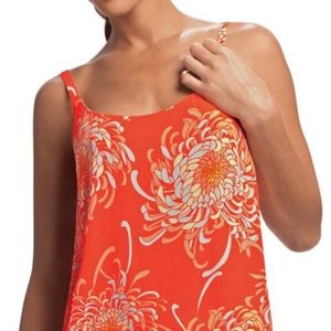Cabi Orange Floral Cami